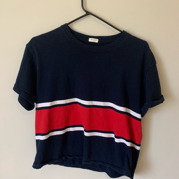 Brandy Melville Striped Tee - Picture 2 of 2